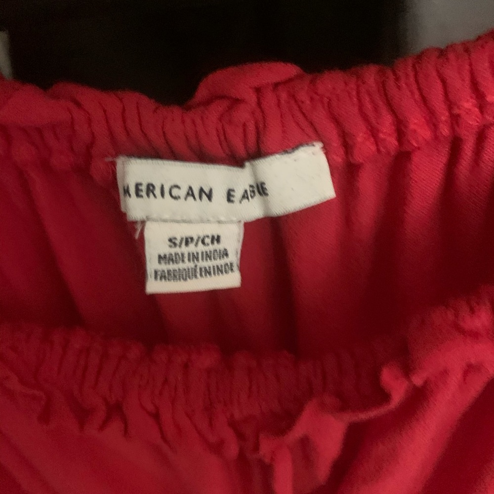 Red american eagle dress